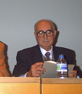 Antonio Snchez Portero en la presentacin del libro en Calatayud